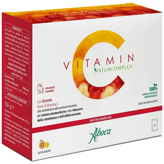 Aboca Vitamin C Naturalcomplex 20 Bustine - vitamina