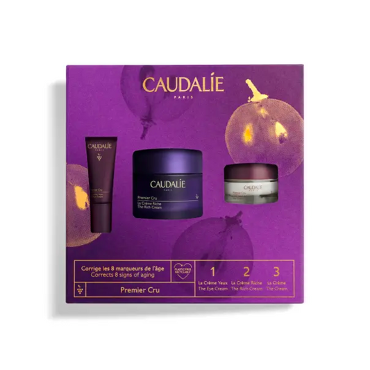 Caudalie Cofanetto Premier Cru Crema Ricca Viso 50ml + Crema