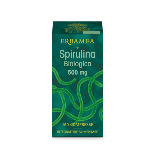 Erbamea Spirulina Biologica 150 Compresse - integratore