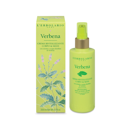 L’erbolario Crema Rivitalizzante Corpo & Mani Verbena -