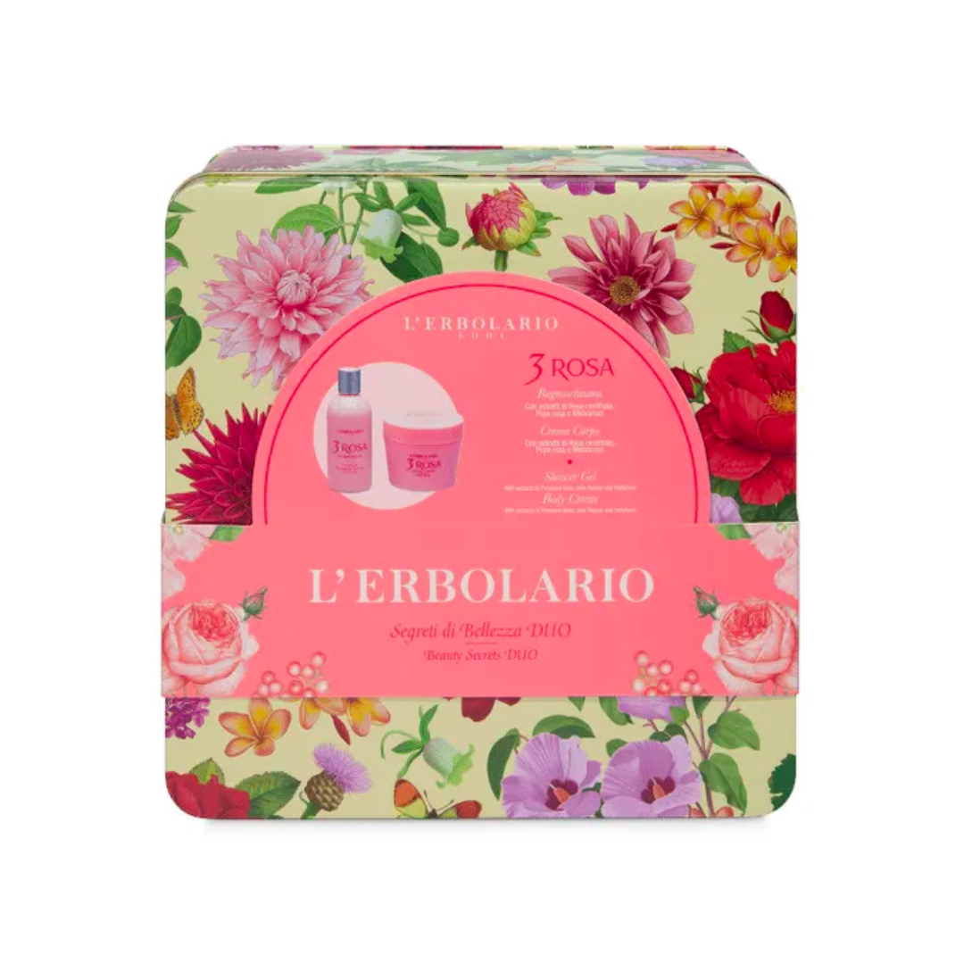 L’Erbolario Segreti Di Bellezza Duo 3 Rosa Crema Corpo 200ml