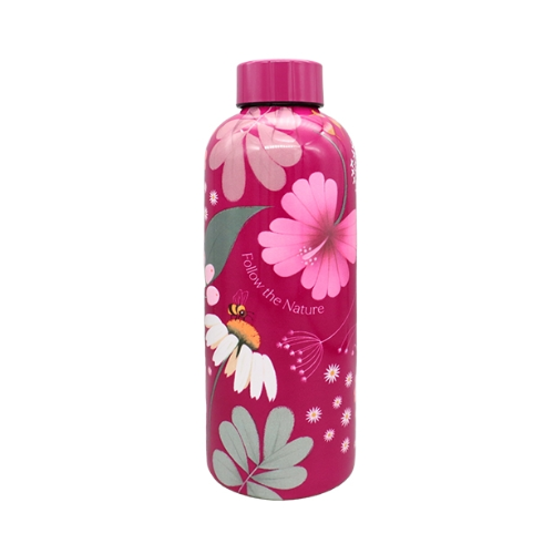 Neavita Joyfull Nature Bottiglia Thermos Acciaio Fucsia