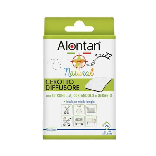 Alontan Natural Cerotto Antizanzare 24 Pezzi - cerotto