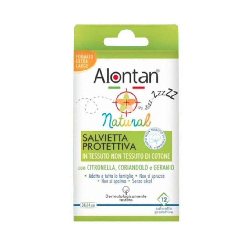 Alontan Natural Salviette Protettive 12 Pezzi - salvietta