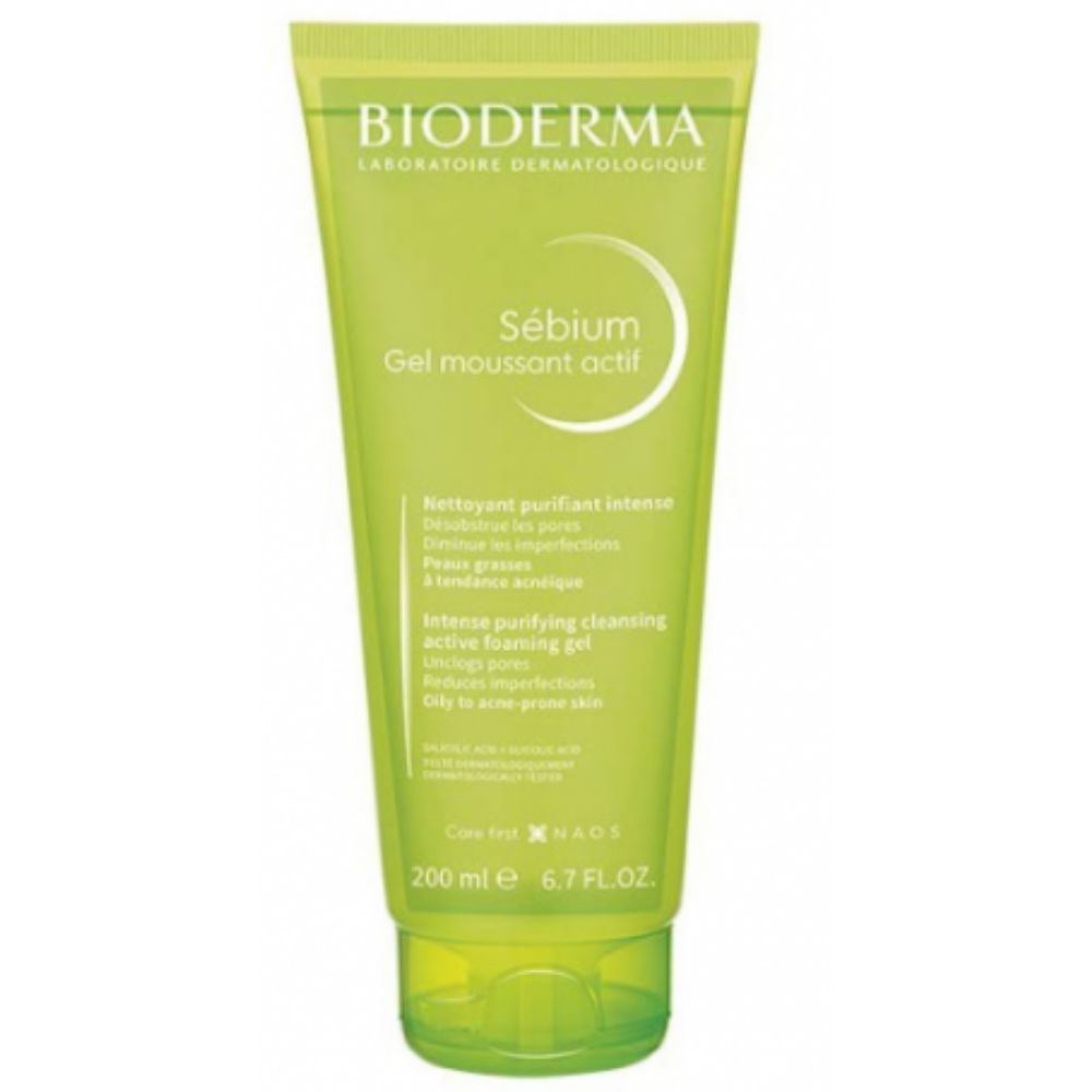 Bioderma Sebium Moussant Actif Gel Detergente Pelle Grassa