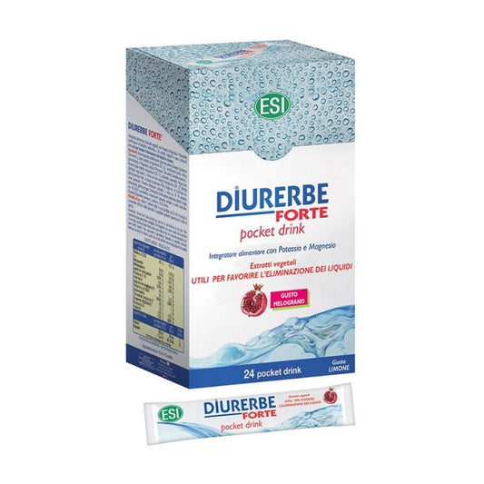 Diurerbe Forte 24 Pocket Drink Melograno - drenanti