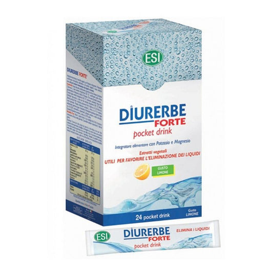 Diurerbe Forte Pocket Drink Limone 20ml - drenanti