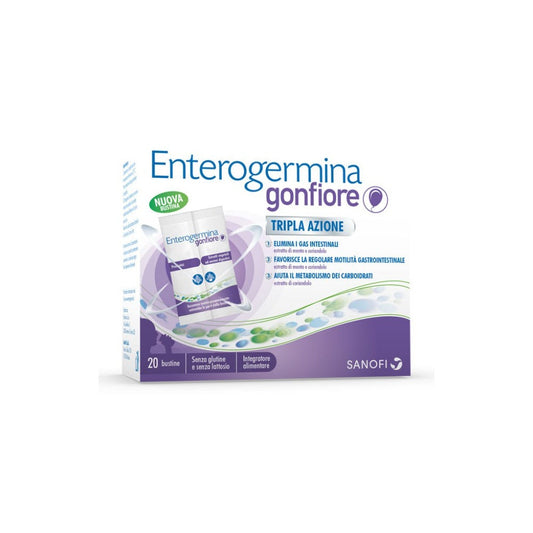 Enterogermina Gonfiore 20 Bustine Bipartite - integratore