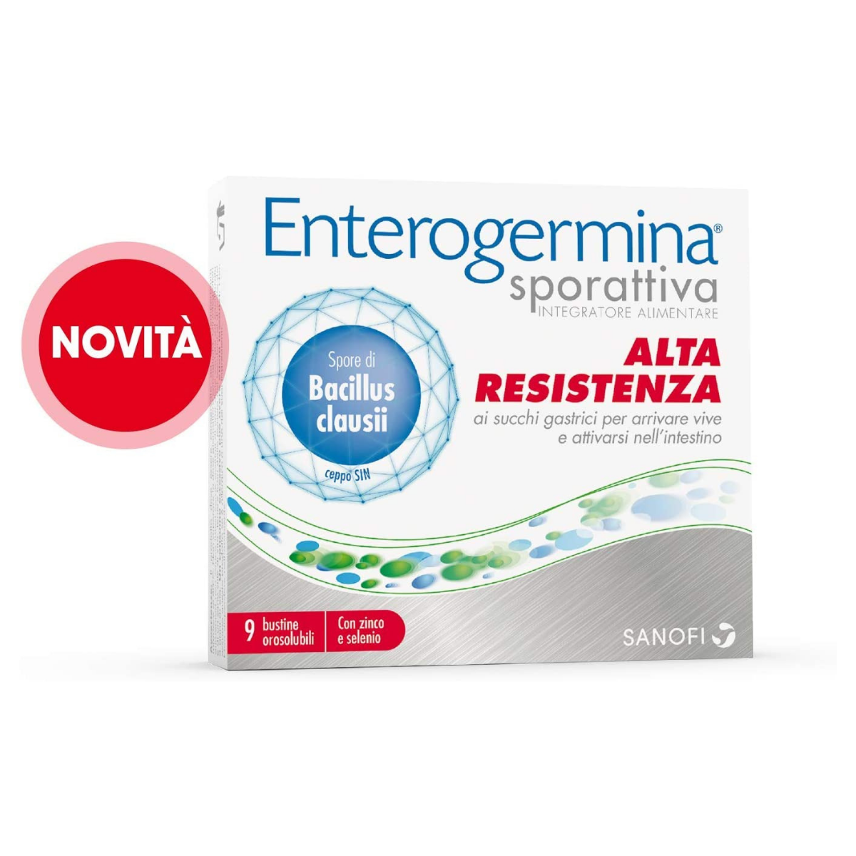 Enterogermina Sporattiva 9 Bustine - fermenti lattici