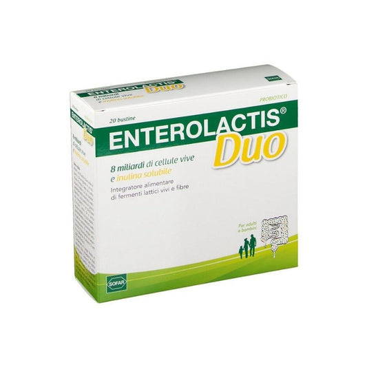 Enterolactis Duo 20 Bustine - fermenti lattici