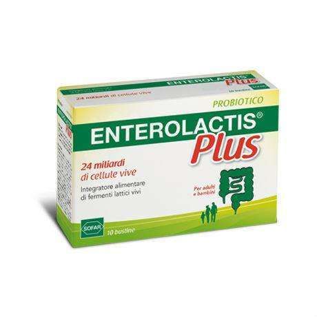 Enterolactis Plus 10 Bustine - fermenti lattici