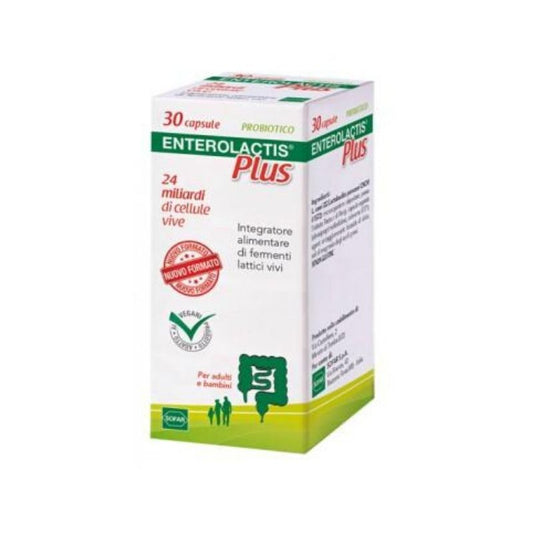 Enterolactis Plus 30 Capsule - fermenti lattici