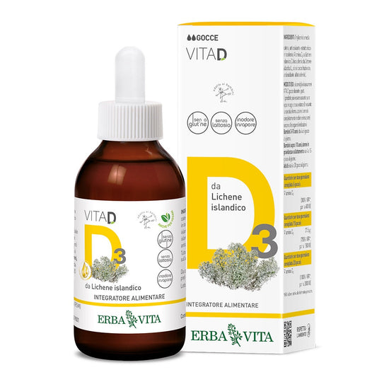 Erba Vita Vita D Gocce Vegan 50ml - vitamina d