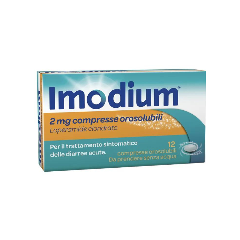 Imodium 12 Compresse Orosolubili 2mg - disturbi