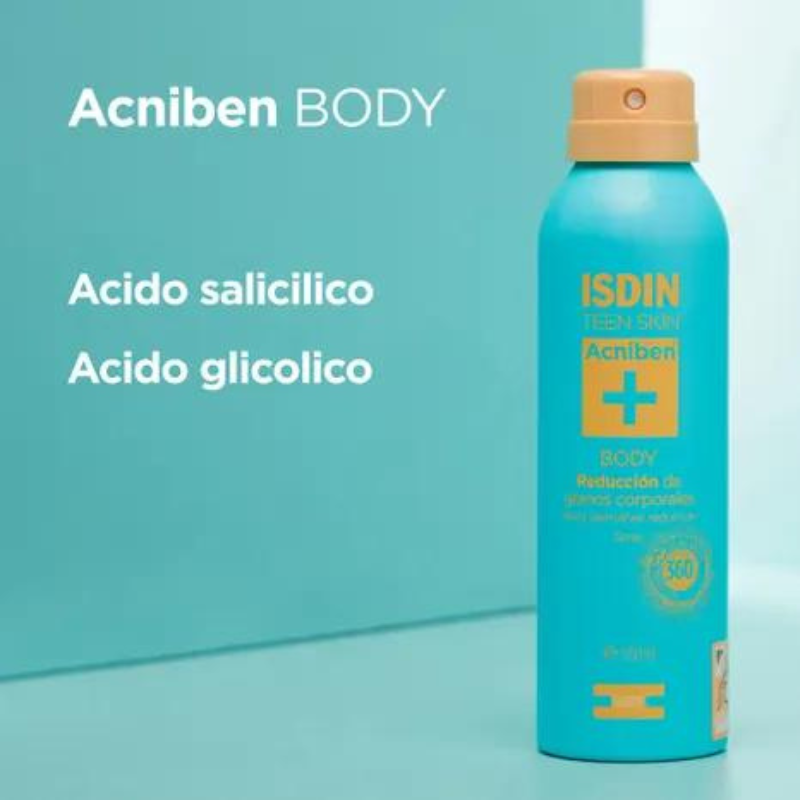 Isdin Acniben Body Spray Antiacne 150ml - spray corpo