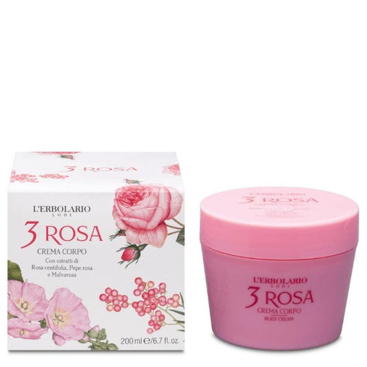 L’erbolario Crema Corpo 3 Rosa 200ml - crema corpo