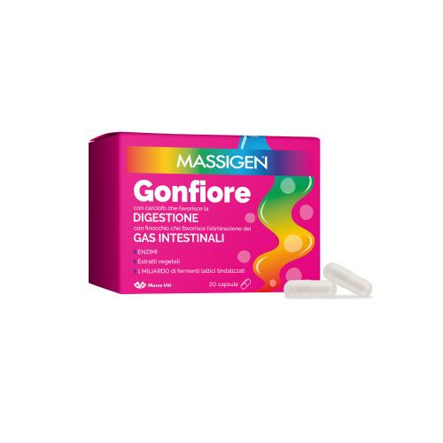 Massigen Gonfiore 20 Capsule - integratore alimentare