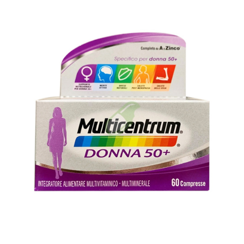 Multicentrum 50+ Donna 60 Compresse - vitamine