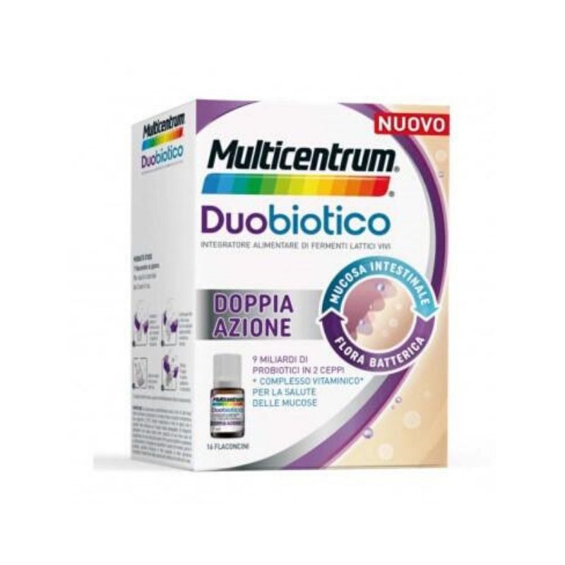 Multicentrum Duobiotico 16 Flaconcini - integratore