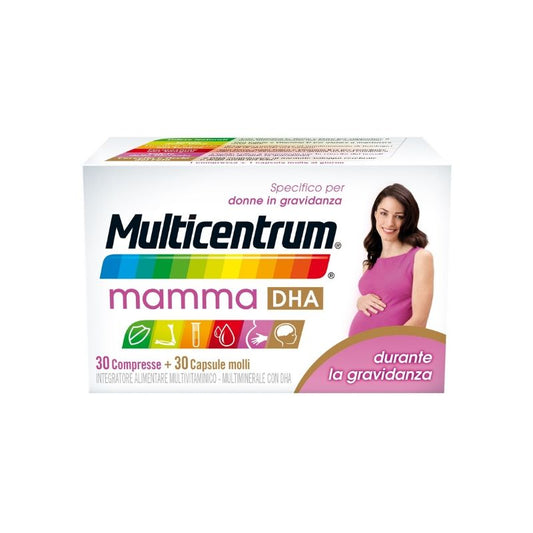 Multicentrum Mamma DHA 30+30 Capsule Molli - gravidanza