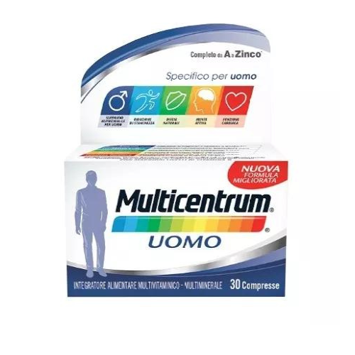 Multicentrum Uomo 30 Compresse - vitamine