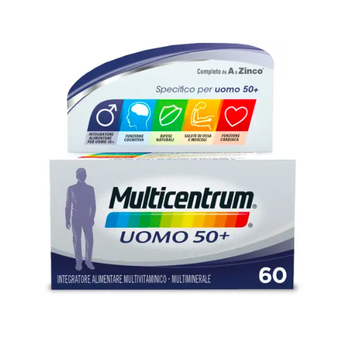 Multicentrum Uomo 50+ 60 Compresse - vitamine