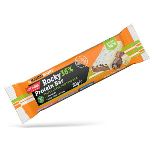 Named Rocky 36% Protein Bar Triple Choco 50G - barretta