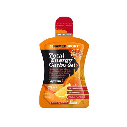 Named Sport Total Energy Carbo Gel Agrumix 40ml - SPORTIVI