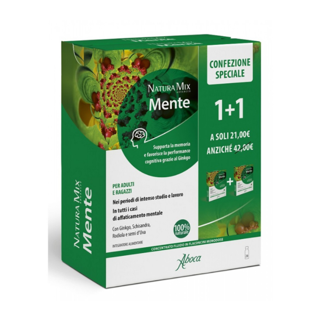 Natura Mix Advanced Mente 20 Flaconcini Confezione Speciale