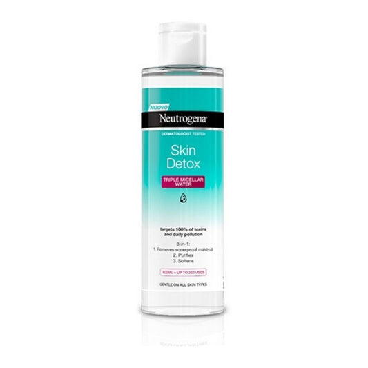 Neutrogena Detox Acqua Micellare Tripla Azione 400ml - acqua