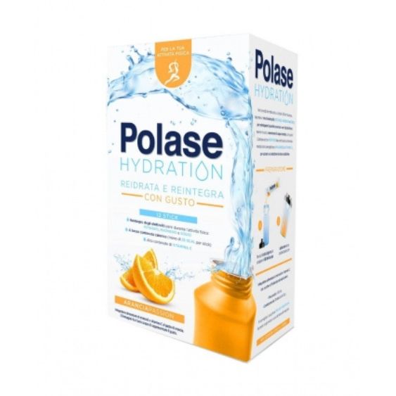 Polase Hydration Gusto Arancia 12 Bustine - sali minerali