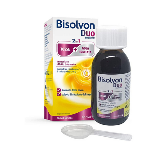 Sciroppo Bisolvon Duo Emolliente 100ml - sciroppo tosse