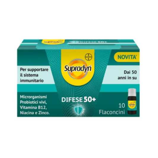 Supradyn Difese 50+ Probiotico Vitamina B12 e Zinco per