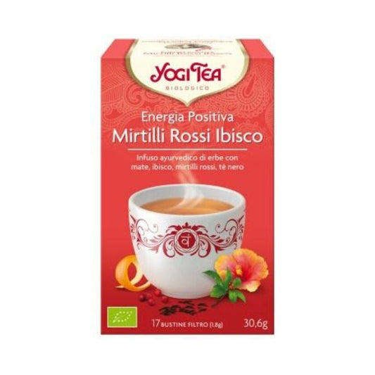 YOGI TEA Energia Positiva Mirtilli Rossi Ibisco 17 Filtri -