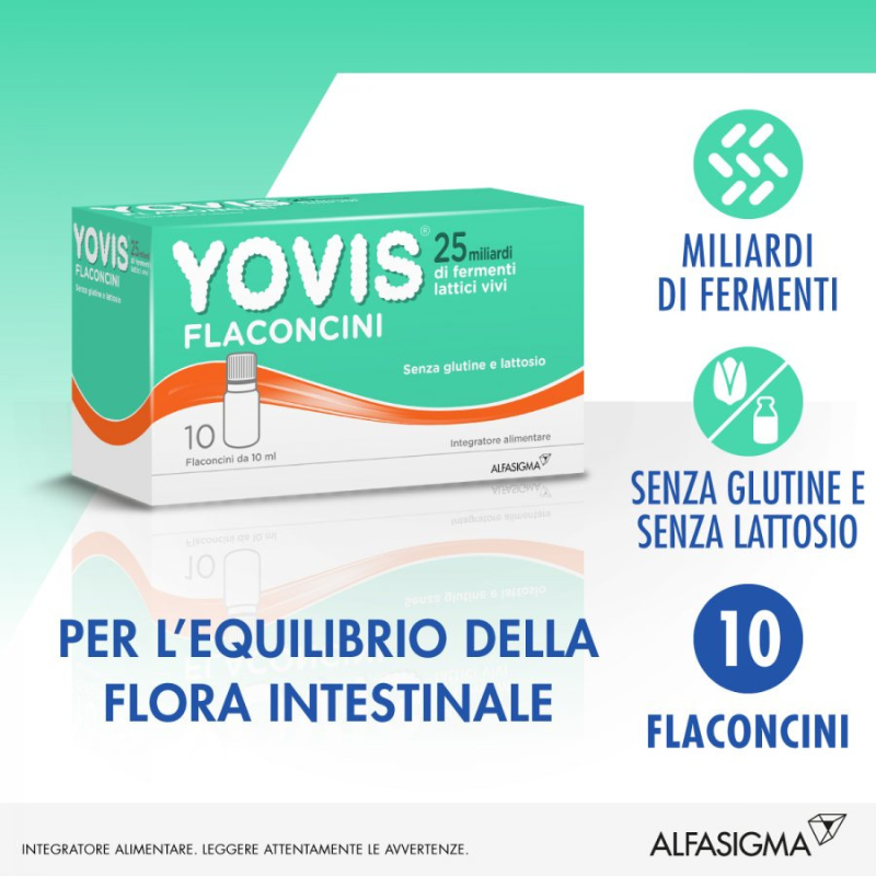 Yovis Flaconcini 10 Flaconcini Da 10ml - fermenti lattici